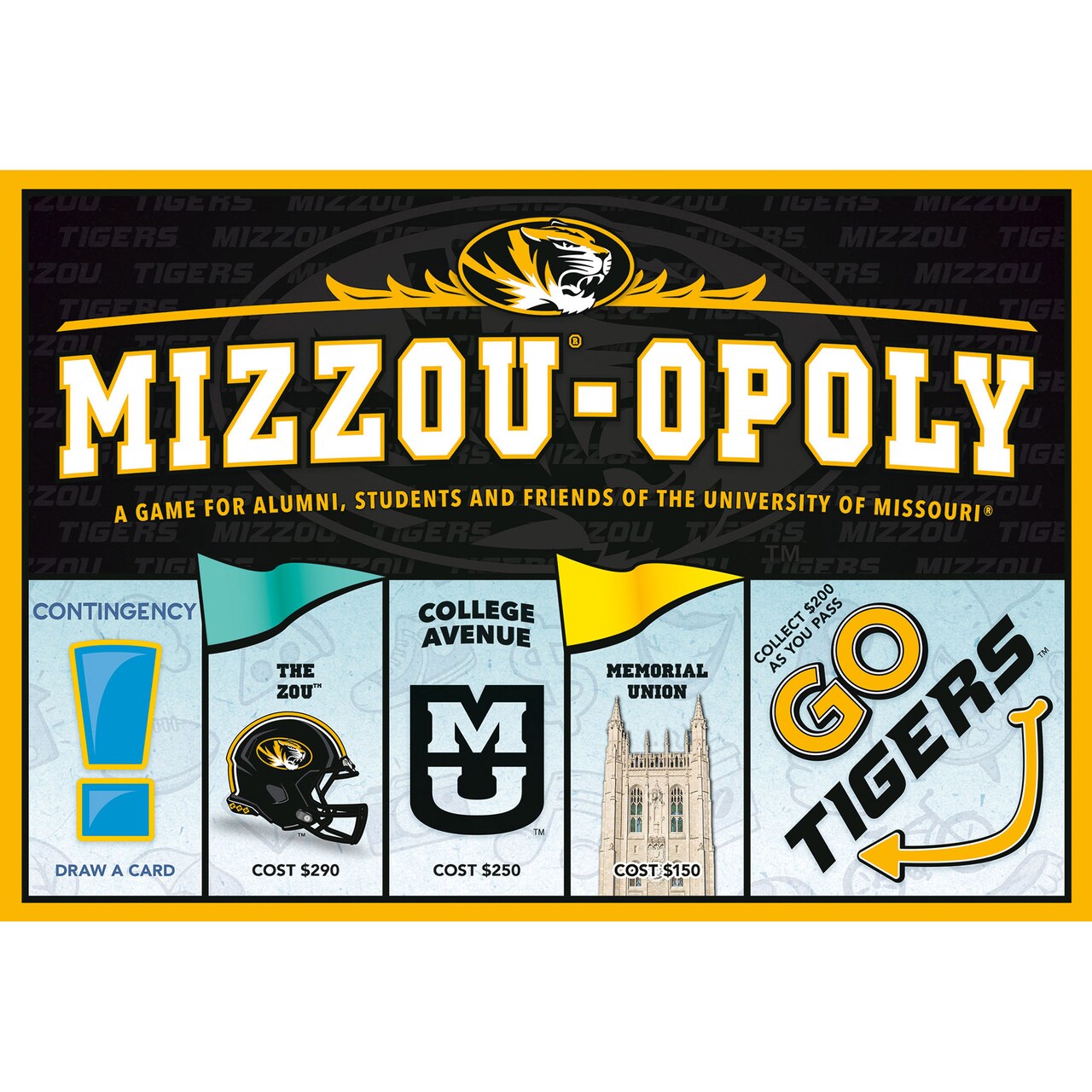 Late For The Sky: University of Missouri Mizzou-Opoly Monopoly Board Game